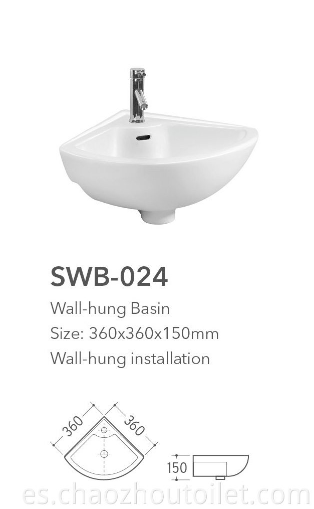 Swb 024 Wb 028 Wall Hung Basin